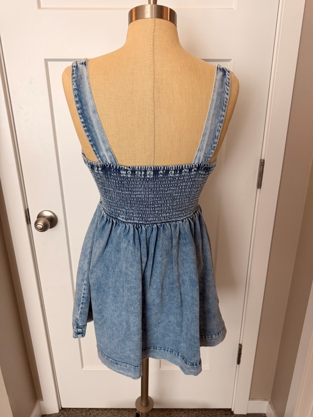 AE Denim Corset Mini Dress - Picture 3 of 8